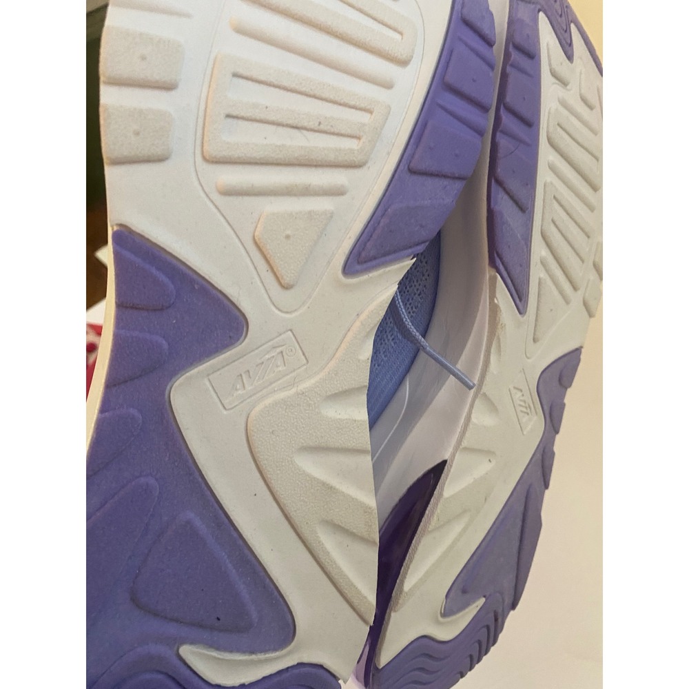 Avia Womens Memory Foam Running Shoes Purple Lavender Sneakers Size 10 Air Heel - Picture 5 of 7